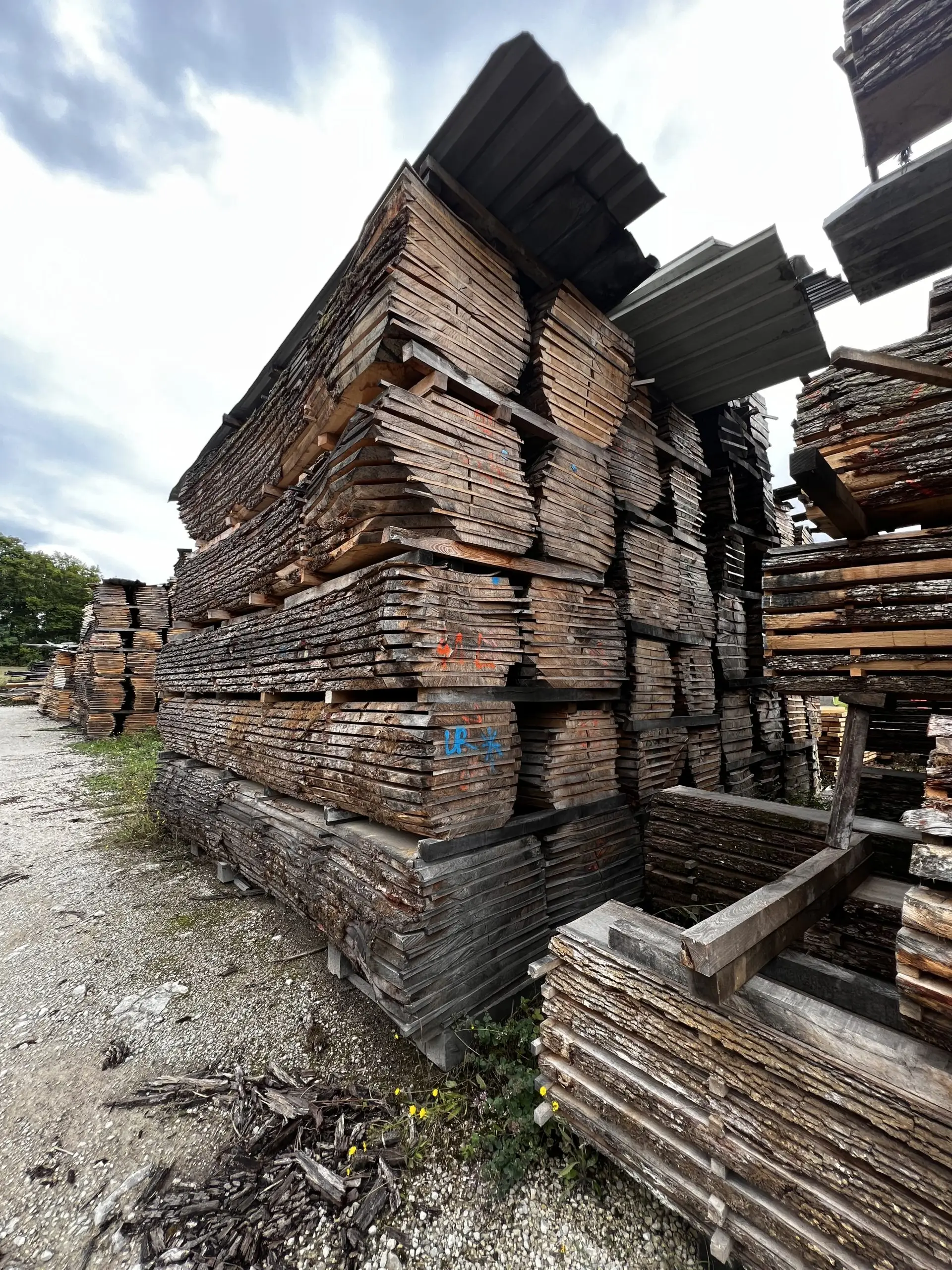 Oak boule stack